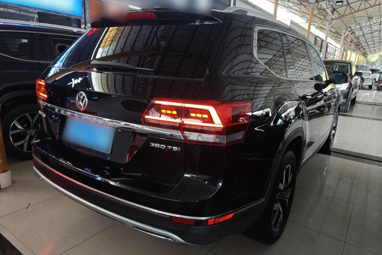 Used Volkswagen Teramont 2019 380TSI Four-Wheel Drive Luxury Version China VI Standard Rear Right 45 Deg