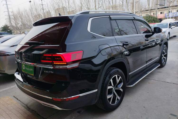 Used Volkswagen Teramont 2019 330TSI Two-Wheel-Drive Luxury Edition China V Standard Rear Right 45 Deg