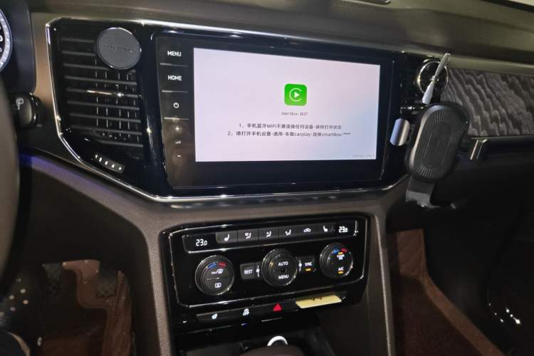 Used Volkswagen Teramont 2019 380TSI Four-Wheel Drive Flagship Model China VI Audio And AC Panel