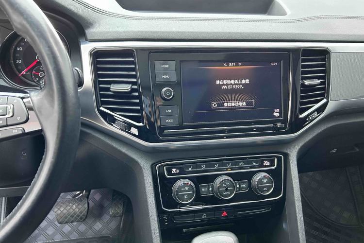Used Volkswagen Teramont 2019 380TSI Four-Wheel Drive Luxury Version China VI Standard Audio And AC Panel