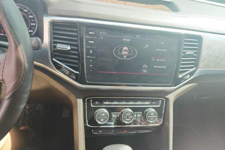 Used Volkswagen Teramont 2019 380TSI Four-Wheel Drive Flagship Model China V Standard Audio And AC Panel
