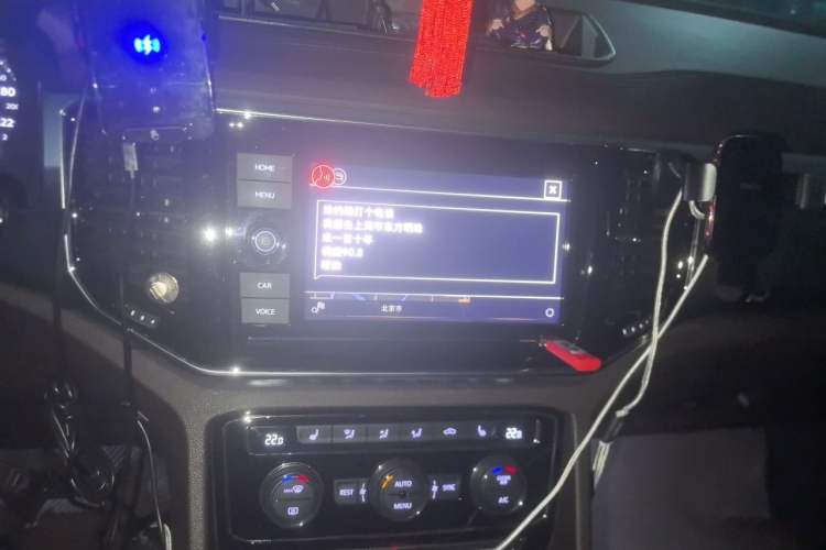 Used Volkswagen Teramont 2019 380TSI Four-Wheel Drive Luxury Version China V Standard Audio And AC Panel