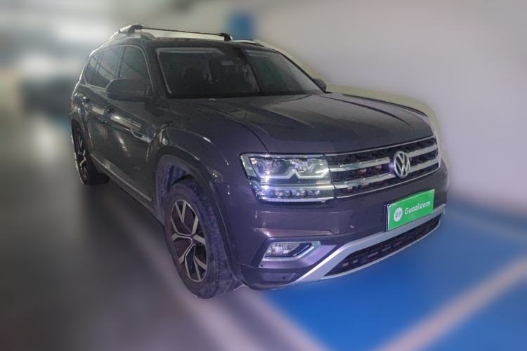 Used Volkswagen Teramont 2019 330TSI Two-Wheel-Drive Luxury Edition China VI Standard Front Right 45 Deg
