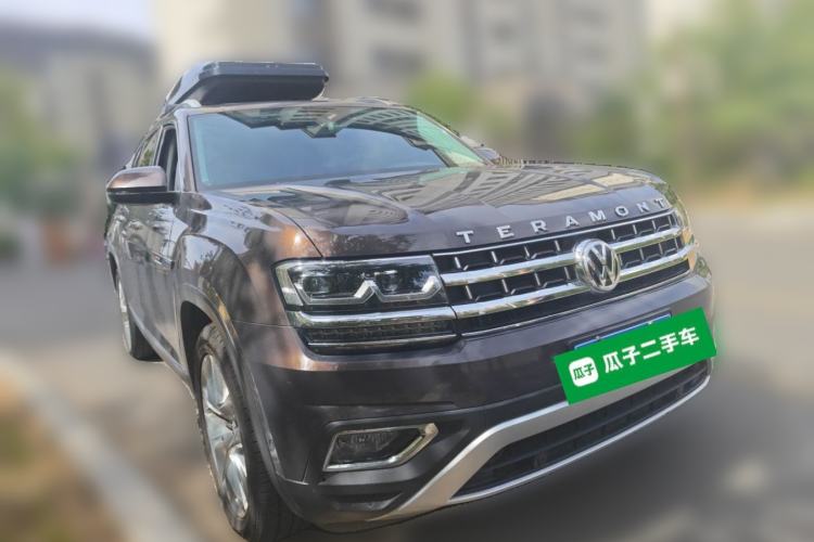 Used Volkswagen Teramont 2019 380TSI Four-Wheel Drive Flagship Model China V Standard Front Right 45 Deg