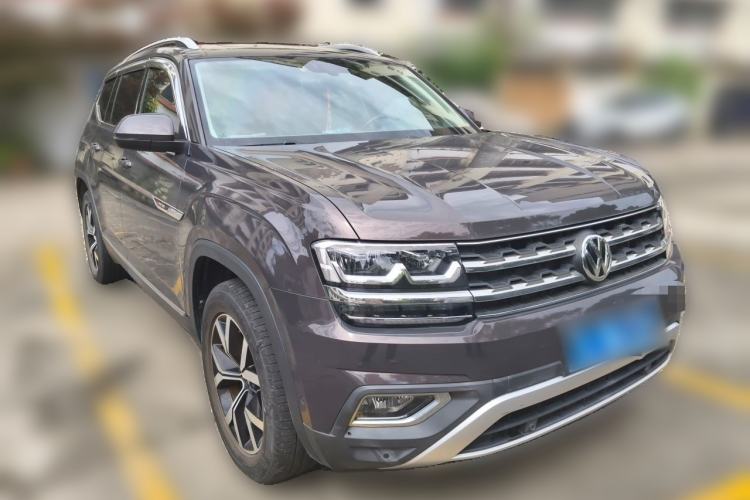 Used Volkswagen Teramont 2019 380TSI Four-Wheel Drive Luxury Version China VI Standard Front Right 45 Deg