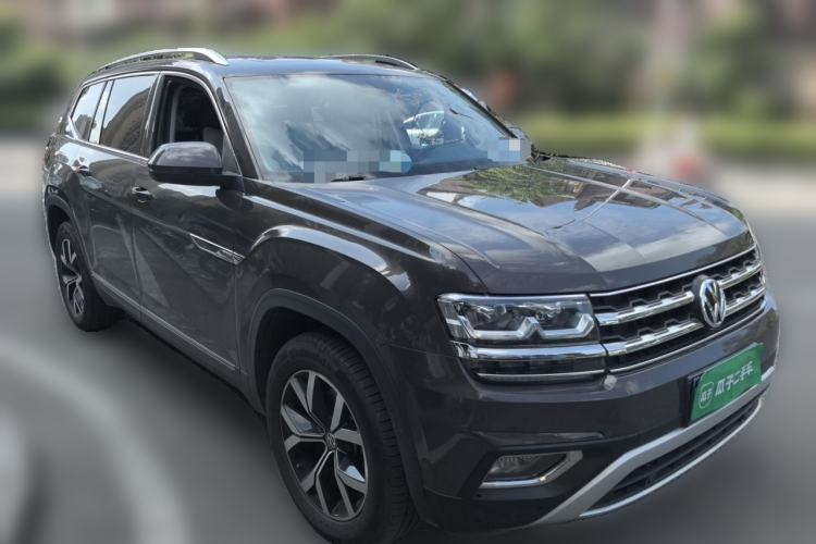 Used Volkswagen Teramont 2019 330TSI Two-Wheel-Drive Luxury Edition China VI Standard Front Right 45 Deg
