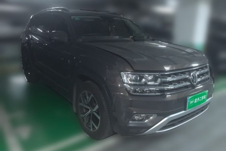 Used Volkswagen Teramont 2019 380TSI Four-Wheel Drive Luxury Version China V Standard Front Right 45 Deg