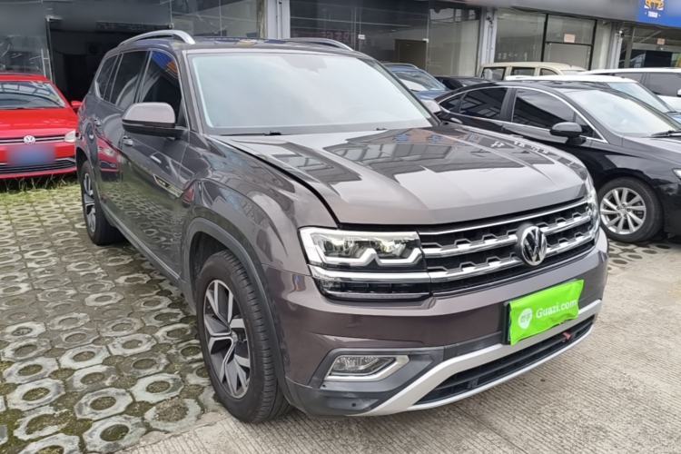 Used Volkswagen Teramont 2019 380TSI Four-Wheel Drive Luxury Version China V Standard Front Right 45 Deg