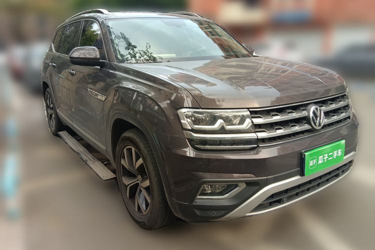 Used Volkswagen Teramont 2019 380TSI Four-Wheel Drive Luxury Version China VI Standard Front Right 45 Deg