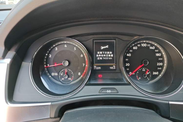 Used Volkswagen Teramont 2019 330TSI Two-Wheel-Drive Luxury Edition China VI Standard Instrument Cluster