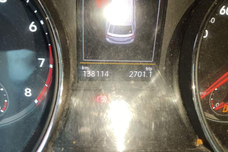 Used Volkswagen Teramont 2019 380TSI Four-Wheel Drive Luxury Version China VI Standard Odometer Close Up