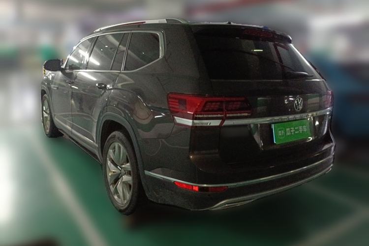 Used Volkswagen Teramont 2019 380TSI Four-Wheel Drive Flagship Model China V Standard Rear Left 45 Deg