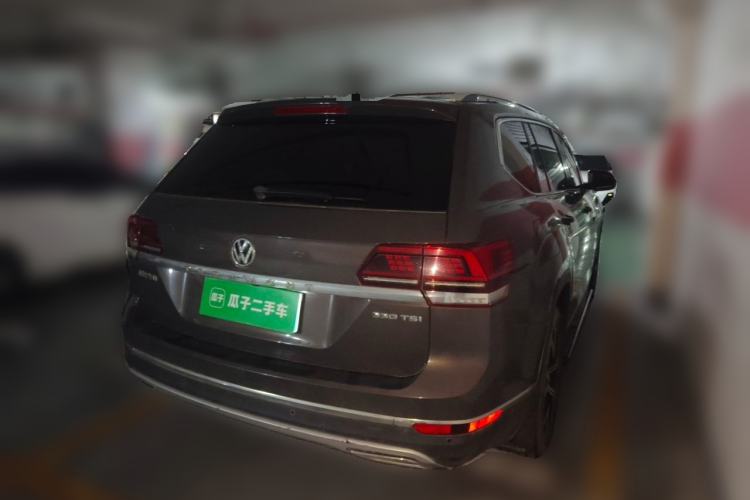 Used Volkswagen Teramont 2019 330TSI Two-Wheel-Drive Luxury Edition China VI Standard Rear Right 45 Deg