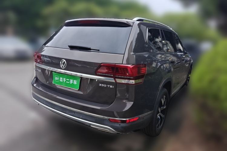 Used Volkswagen Teramont 2019 330TSI Two-Wheel-Drive Luxury Edition China V Standard Rear Right 45 Deg