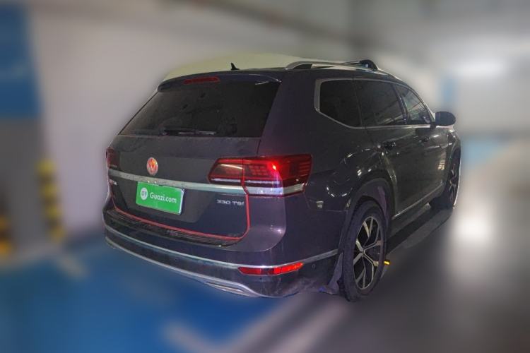 Used Volkswagen Teramont 2019 330TSI Two-Wheel-Drive Luxury Edition China VI Standard Rear Right 45 Deg