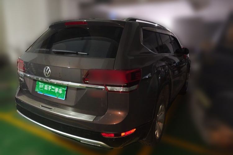Used Volkswagen Teramont 2019 380TSI Four-Wheel Drive Comfort Edition China V Standard Rear Right 45 Deg