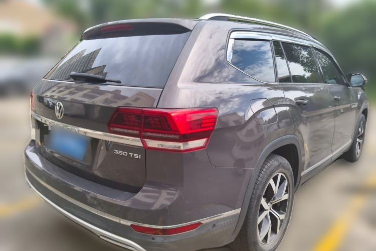 Used Volkswagen Teramont 2019 380TSI Four-Wheel Drive Luxury Version China VI Standard Rear Right 45 Deg
