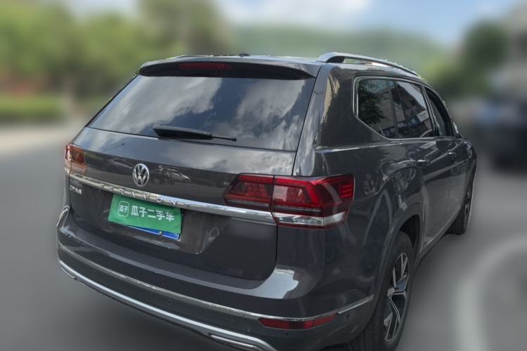 Used Volkswagen Teramont 2019 330TSI Two-Wheel-Drive Luxury Edition China VI Standard Rear Right 45 Deg