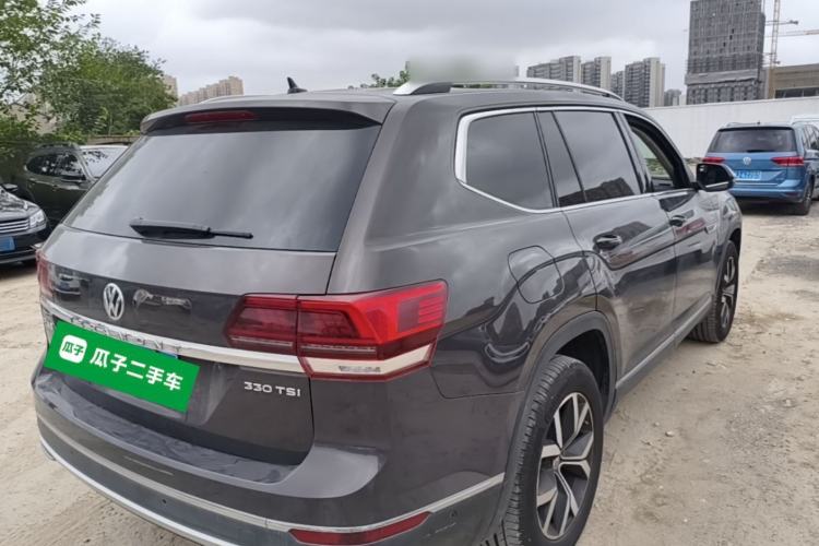 Used Volkswagen Teramont 2019 330TSI Two-Wheel-Drive Luxury Edition China VI Standard Rear Right 45 Deg
