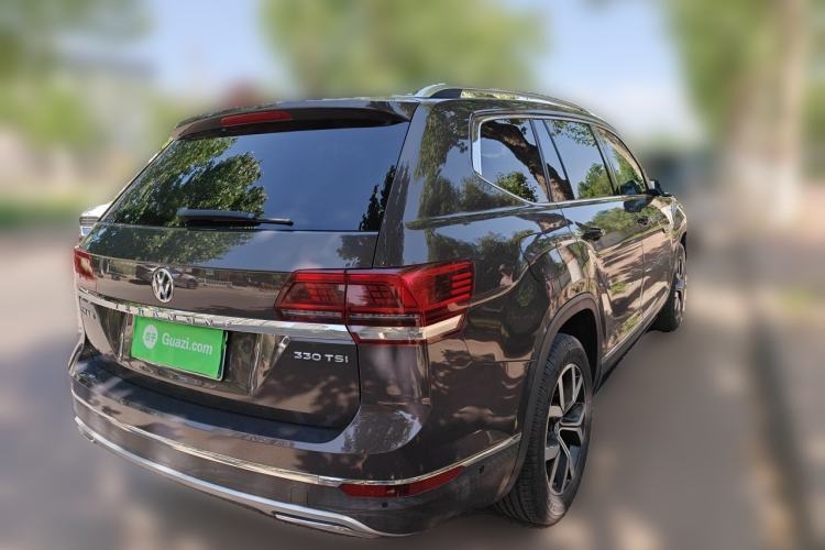 Used Volkswagen Teramont 2019 330TSI Two-Wheel-Drive Luxury Edition China VI Standard Rear Right 45 Deg