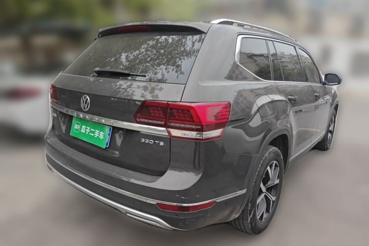 Used Volkswagen Teramont 2019 330TSI Two-Wheel-Drive Luxury Edition China VI Standard Rear Right 45 Deg