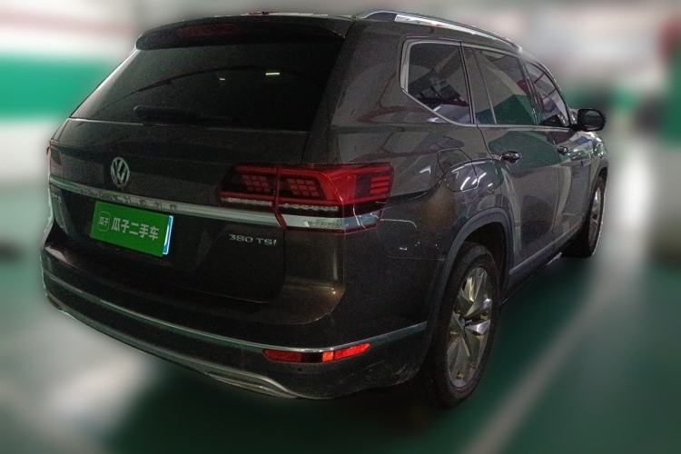 Used Volkswagen Teramont 2019 380TSI Four-Wheel Drive Flagship Model China V Standard Rear Right 45 Deg