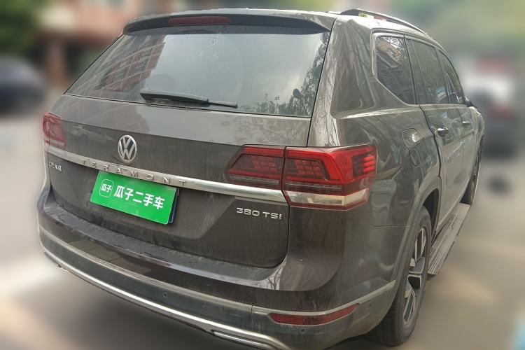 Used Volkswagen Teramont 2019 380TSI Four-Wheel Drive Luxury Version China VI Standard Rear Right 45 Deg
