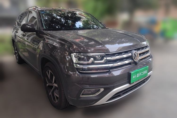 Used Volkswagen Teramont 2019 380TSI Four-Wheel Drive Luxury Version China VI Standard Front Right 45 Deg