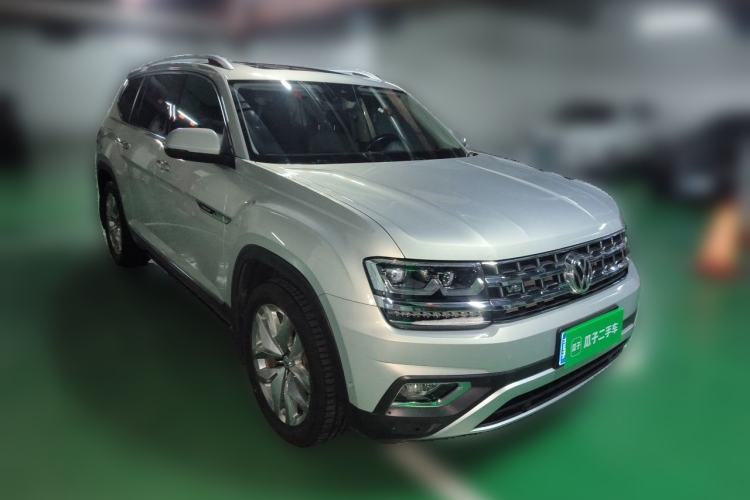 Used Volkswagen Teramont 2019 530 V6 Four-Wheel Drive Prestige Flagship Edition China V Standard Front Right 45 Deg