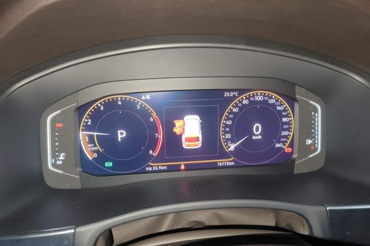 Used Volkswagen Teramont 2019 530 V6 Four-Wheel Drive Prestige Flagship Edition China V Standard Instrument Cluster