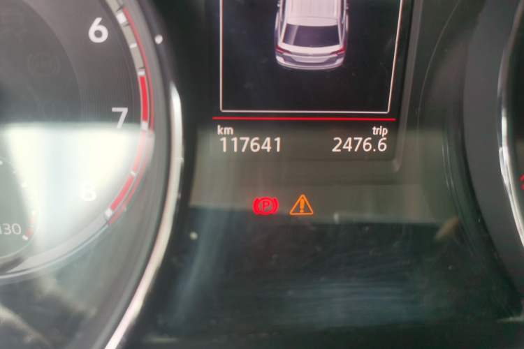 Used Volkswagen Teramont 2019 330TSI Two-Wheel-Drive Luxury Edition China VI Standard Odometer Close Up