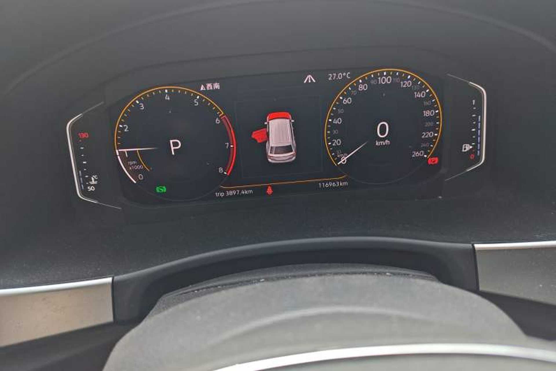 Used Volkswagen Teramont 2019 380TSI Four-Wheel Drive Luxury Version China VI Standard Odometer Close Up