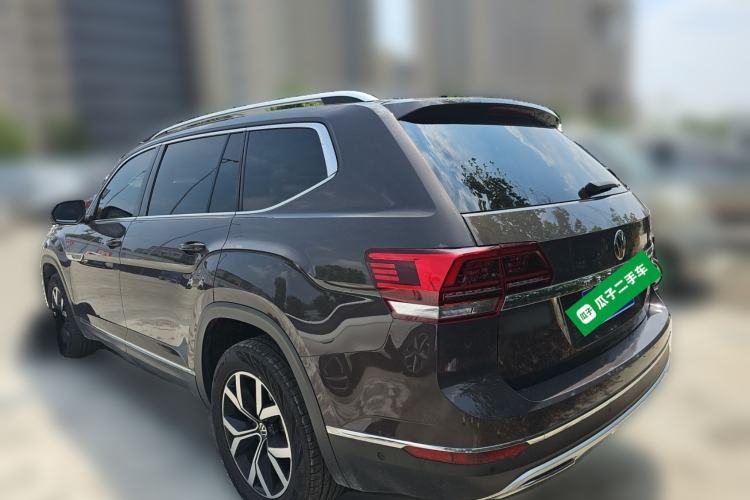 Used Volkswagen Teramont 2019 330TSI Two-Wheel-Drive Luxury Edition China VI Standard Rear Left 45 Deg