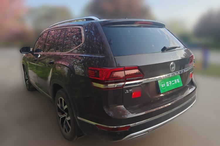 Used Volkswagen Teramont 2019 380TSI Four-Wheel Drive Luxury Version China VI Standard Rear Left 45 Deg
