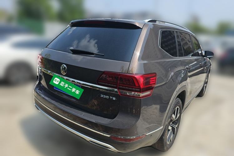 Used Volkswagen Teramont 2019 330TSI Two-Wheel-Drive Luxury Edition China VI Standard Rear Right 45 Deg