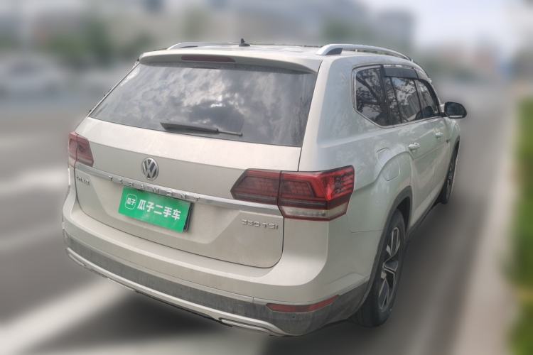 Used Volkswagen Teramont 2019 330TSI Two-Wheel-Drive Luxury Edition China VI Standard Rear Right 45 Deg