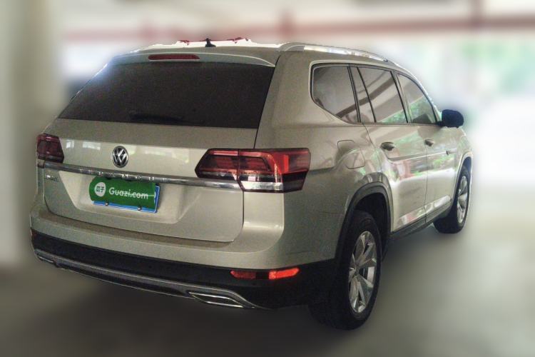 Used Volkswagen Teramont 2019 380TSI Four-Wheel Drive Comfort Edition China V Standard Rear Right 45 Deg