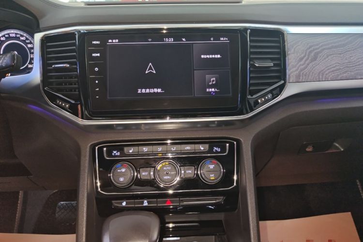 Used Volkswagen Teramont 2019 380TSI Four-Wheel Drive Flagship Model China VI Audio And AC Panel