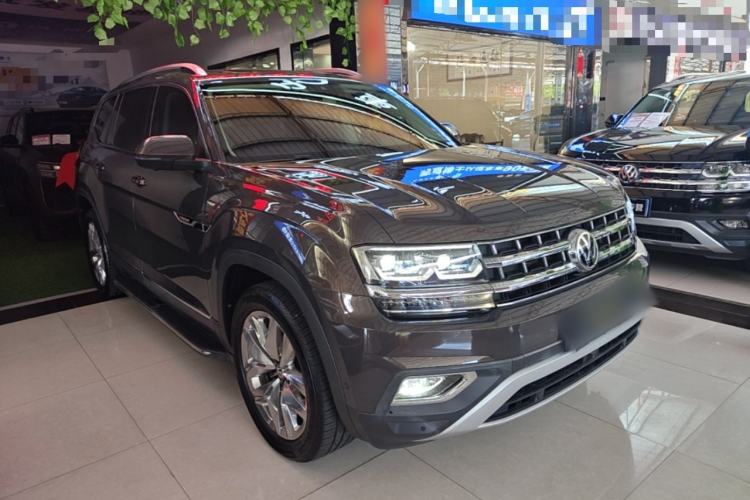 Used Volkswagen Teramont 2019 380TSI Four-Wheel Drive Flagship Model China VI Front Right 45 Deg