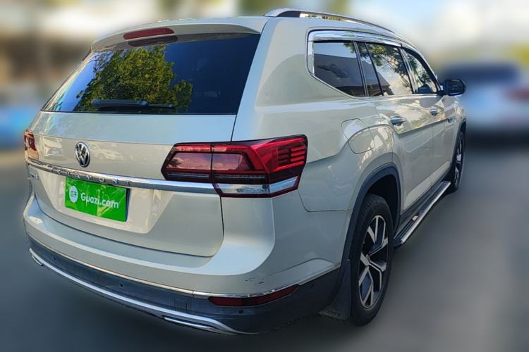 Used Volkswagen Teramont 2019 330TSI Two-Wheel-Drive Luxury Edition China VI Standard Rear Right 45 Deg