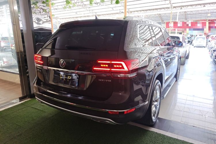 Used Volkswagen Teramont 2019 380TSI Four-Wheel Drive Flagship Model China VI Rear Right 45 Deg