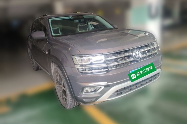 Used Volkswagen Teramont 2019 380TSI Four-Wheel Drive Luxury Version China VI Standard Front Right 45 Deg