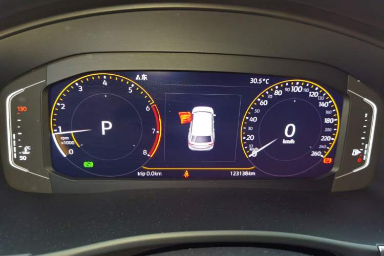 Used Volkswagen Teramont 2019 330TSI Two-Wheel-Drive Luxury Edition China VI Standard Instrument Cluster
