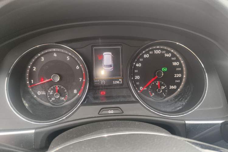 Used Volkswagen Teramont 2019 330TSI Two-Wheel-Drive Luxury Edition China VI Standard Instrument Cluster