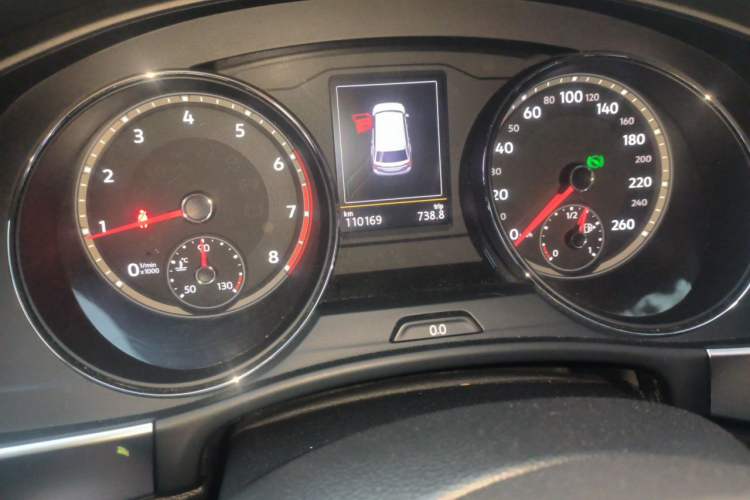 Used Volkswagen Teramont 2019 380TSI Four-Wheel Drive Luxury Version China VI Standard Odometer Close Up