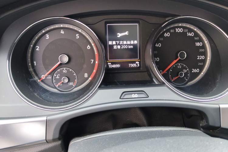 Used Volkswagen Teramont 2019 380TSI Four-Wheel Drive Luxury Version China VI Standard Odometer Close Up