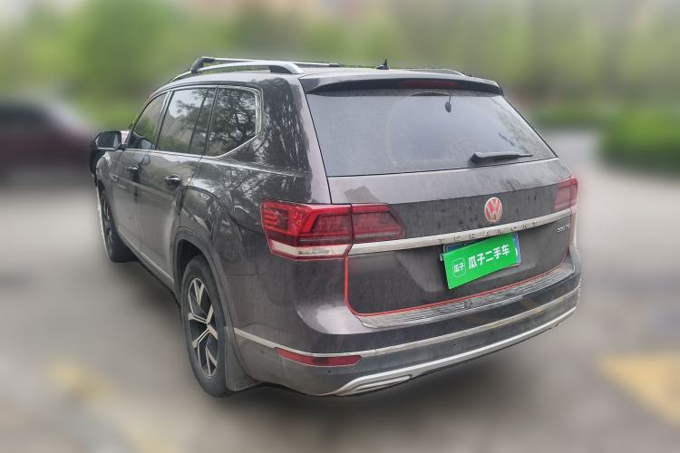 Used Volkswagen Teramont 2019 330TSI Two-Wheel-Drive Luxury Edition China VI Standard Rear Left 45 Deg