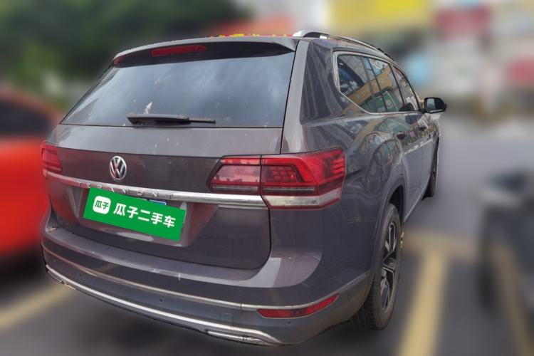 Used Volkswagen Teramont 2019 330TSI Two-Wheel-Drive Luxury Edition China VI Standard Rear Right 45 Deg