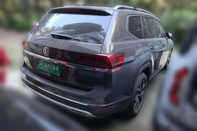 Used Volkswagen Teramont 2019 380TSI Four-Wheel Drive Luxury Version China V Standard Rear Right 45 Deg