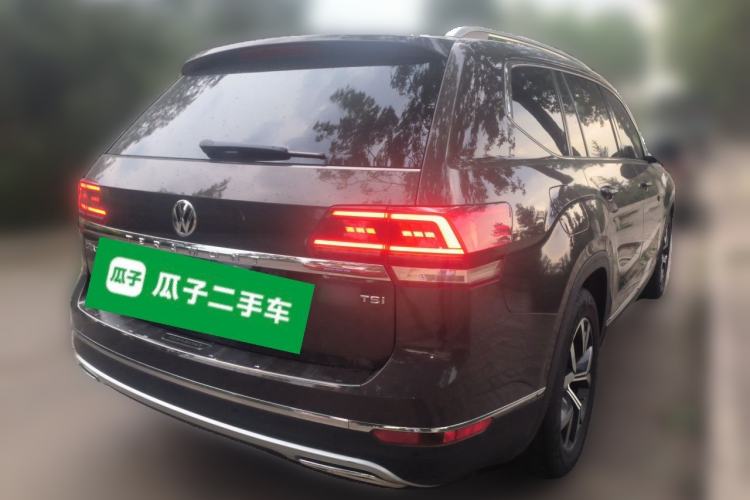 Used Volkswagen Teramont 2019 380TSI Four-Wheel Drive Luxury Version China VI Standard Rear Right 45 Deg